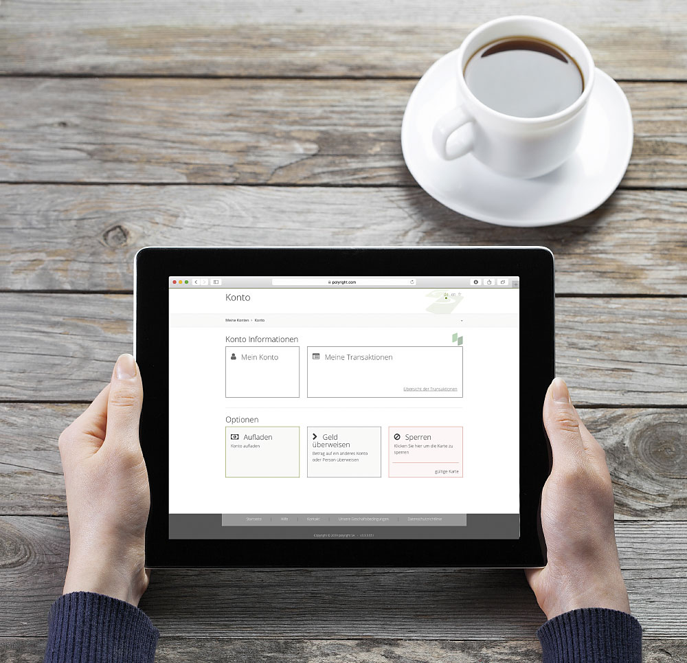 App und Online-Portal Beispielbild für ID Management