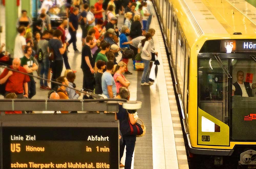 Beispielbild für die Nutzung von E-Tickets für die U-Bahn 