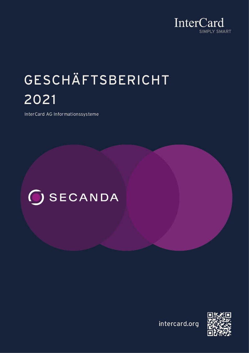 Beispielbild für den InterCard Geschäftsbericht 2021